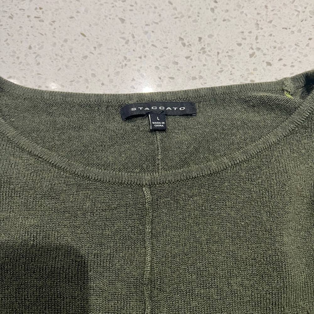 Staccato Womens Green Sweater